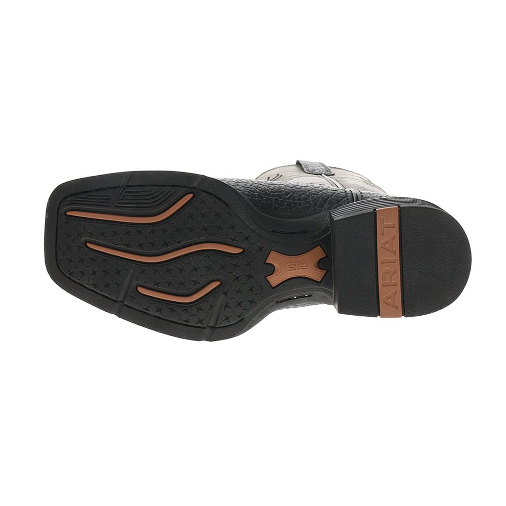 Sport Antlers Embroidered Patriotic Square Toe Pull On Cowboy Boots - SundialSport Antlers Embroidered Patriotic Square Toe Pull On Cowboy Boots