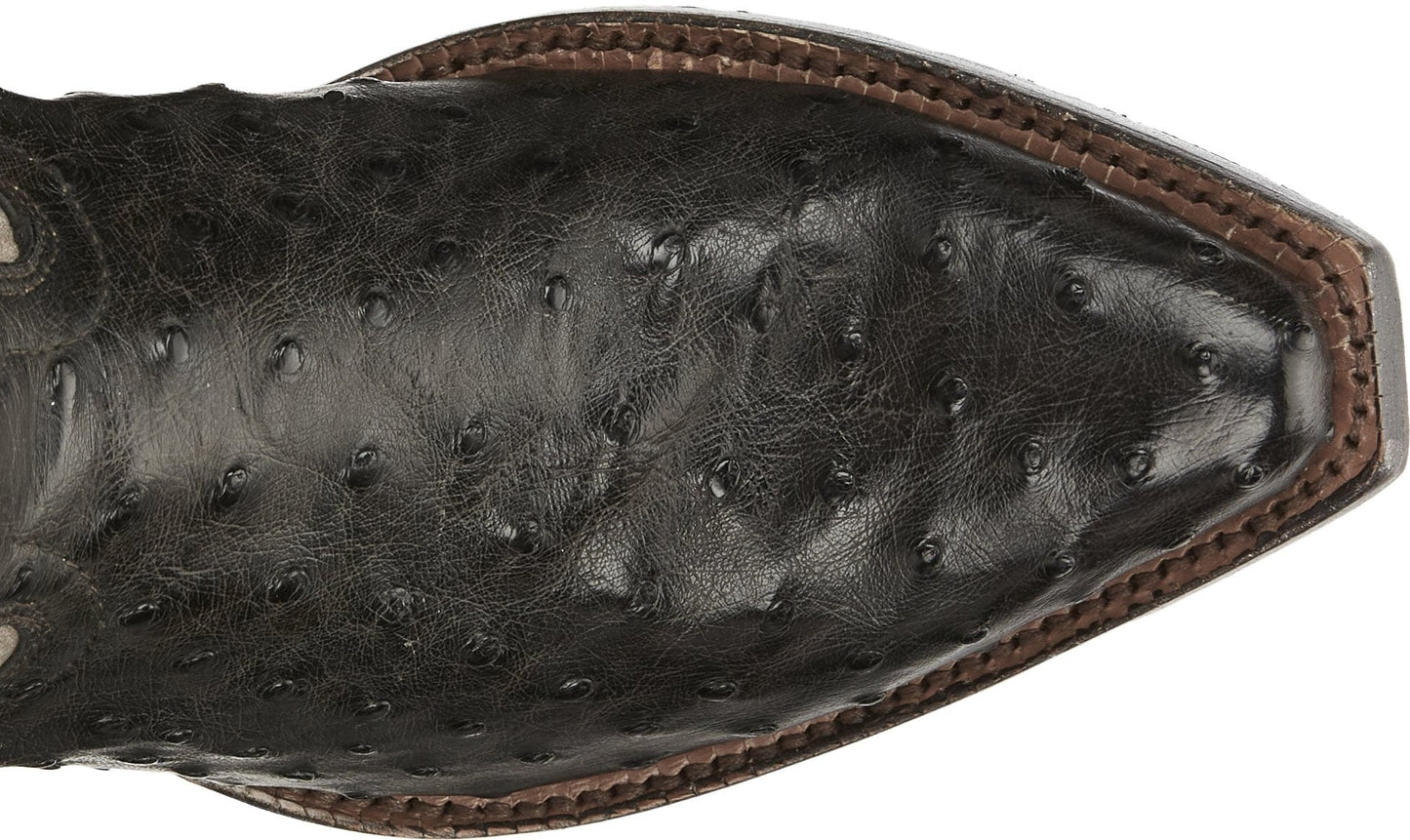Tony Lama Women's Vaqueras Ines Full Quill Ostrich Mink Western Boots VF3055