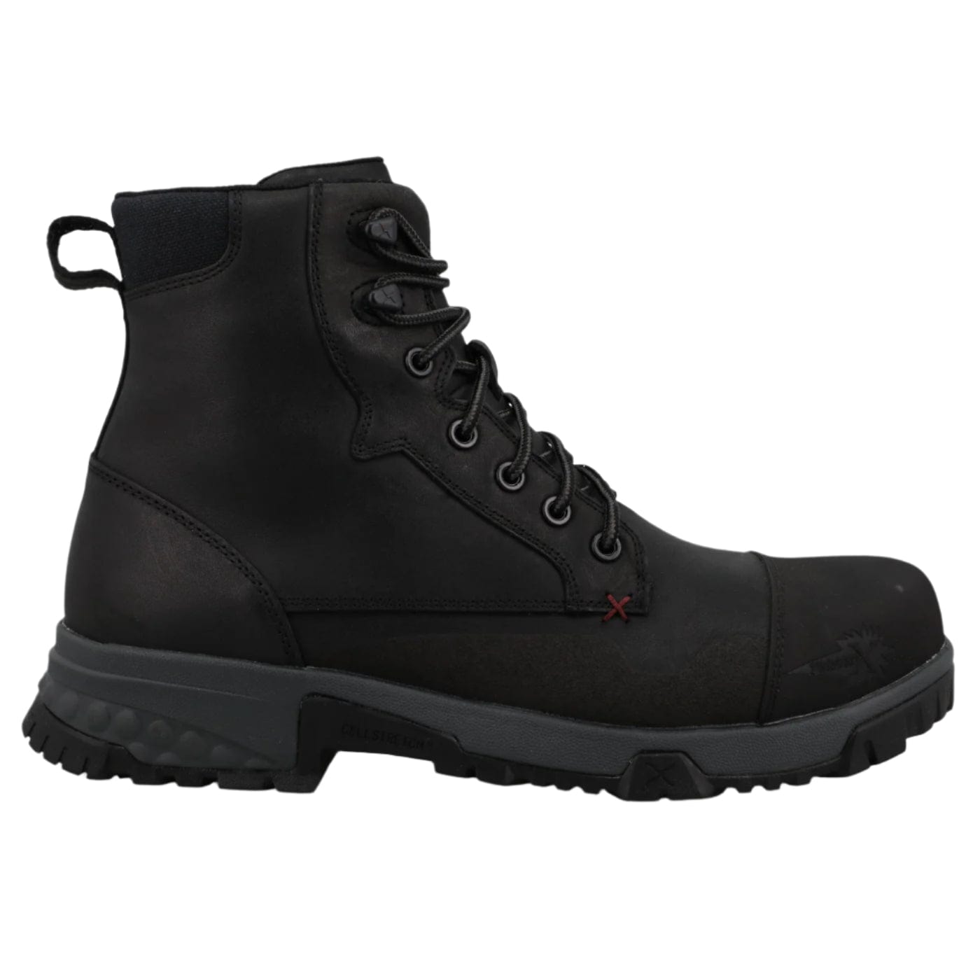 Twisted X Men's Black 6" Nano Toe Lace up Work Boot MXCN005