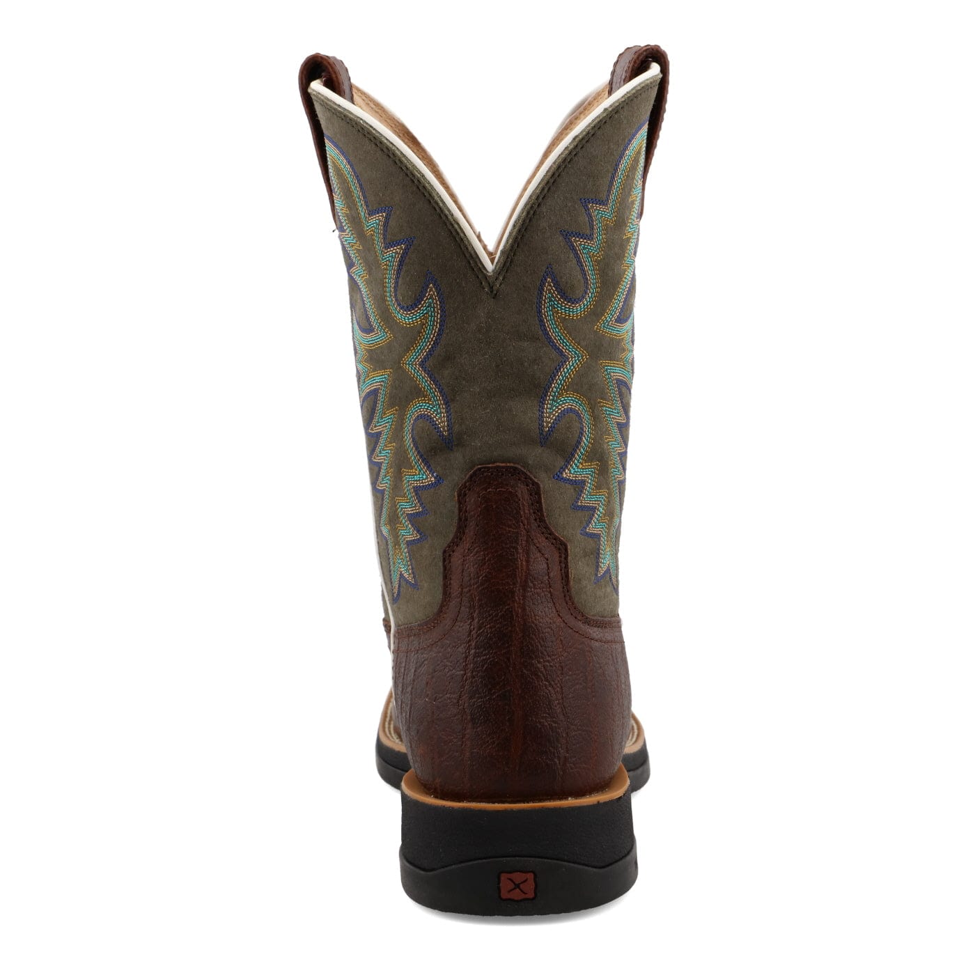 Twisted X Men's Brown & Green Tech X Western Boot MXW0004