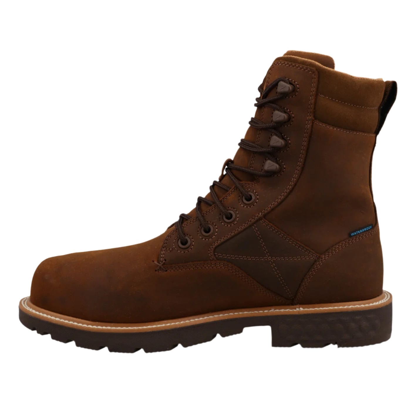 Twisted X Men's Toffee 8" Nano Toe Waterproof Work Boots MXCNWM3