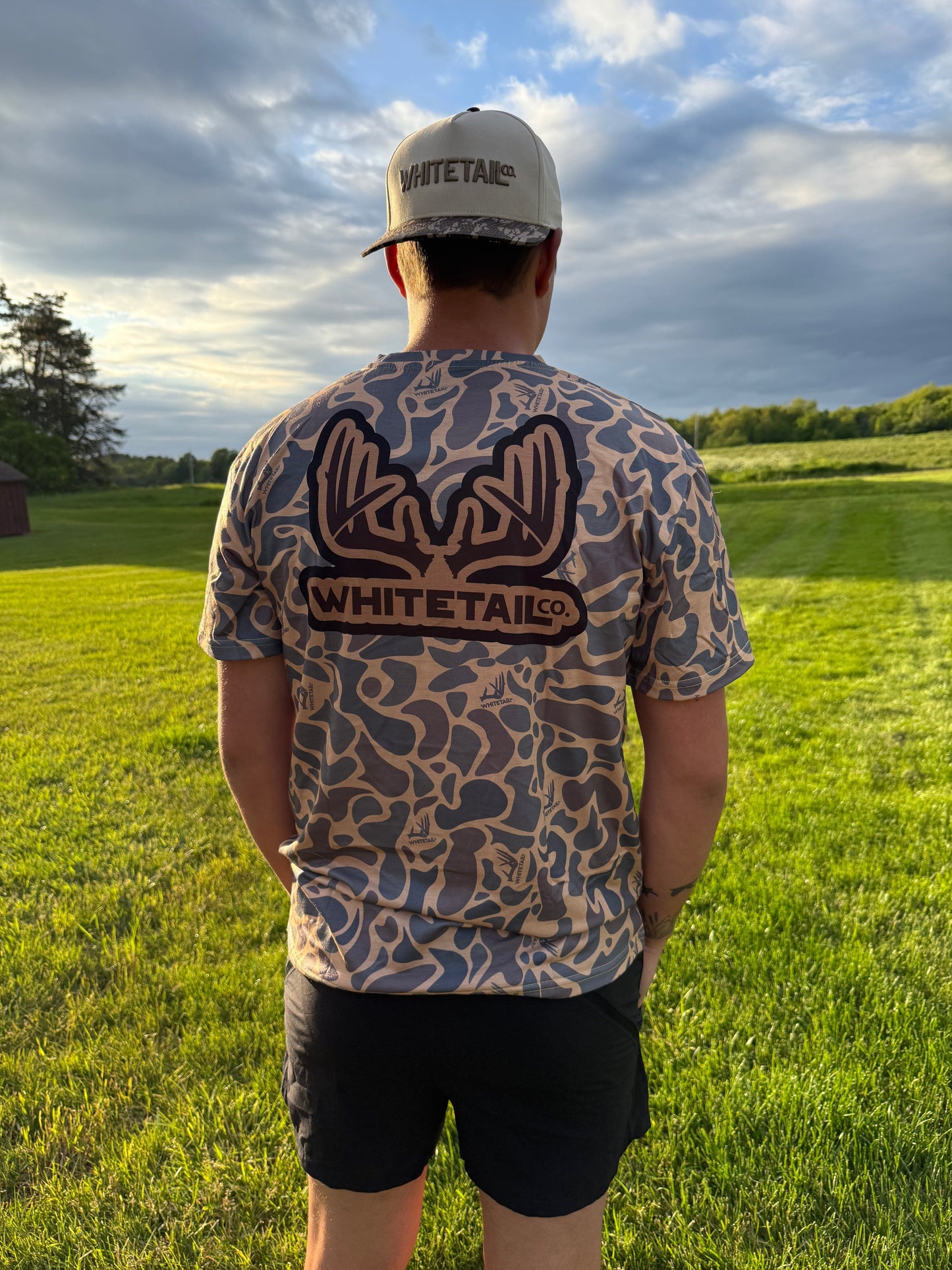 Whitetail Co. Old Duck Camo Faded Pocket Tee