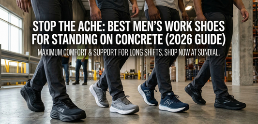 Stop the Ache: The 7 Best Men's Work Shoes for Standing on Concrete (2026)
