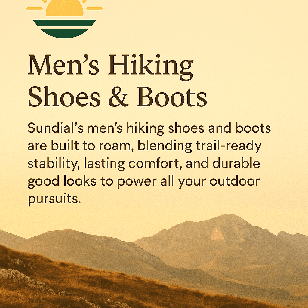 Men’s Hiking Shoes & Boots - Sundial