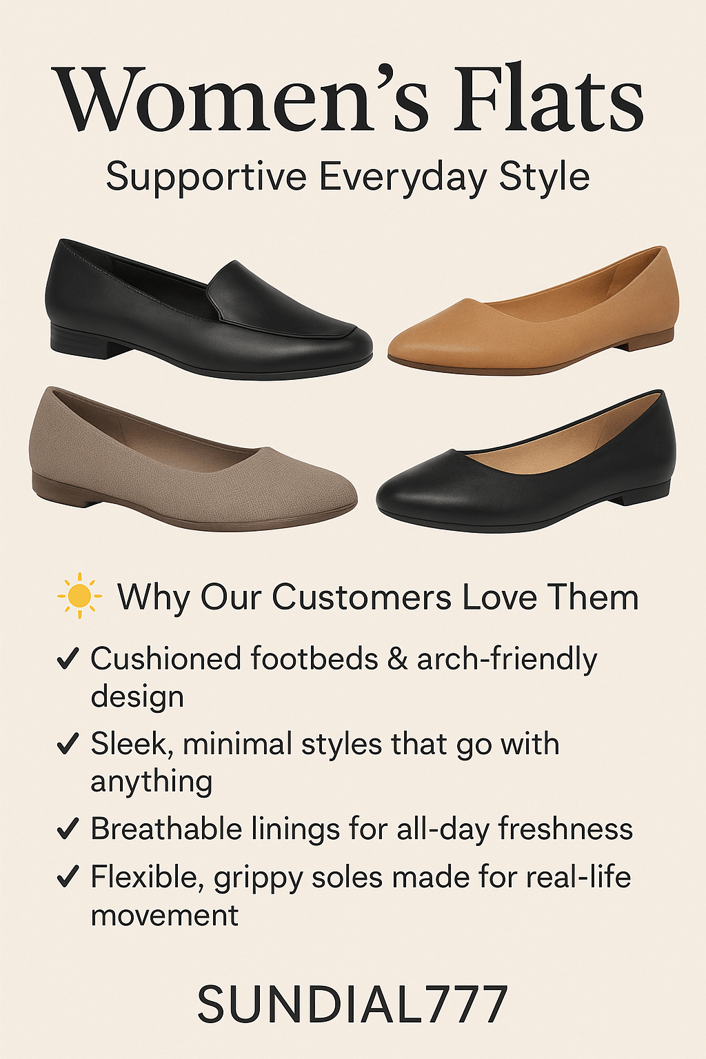 Women’s Flats - Sundial