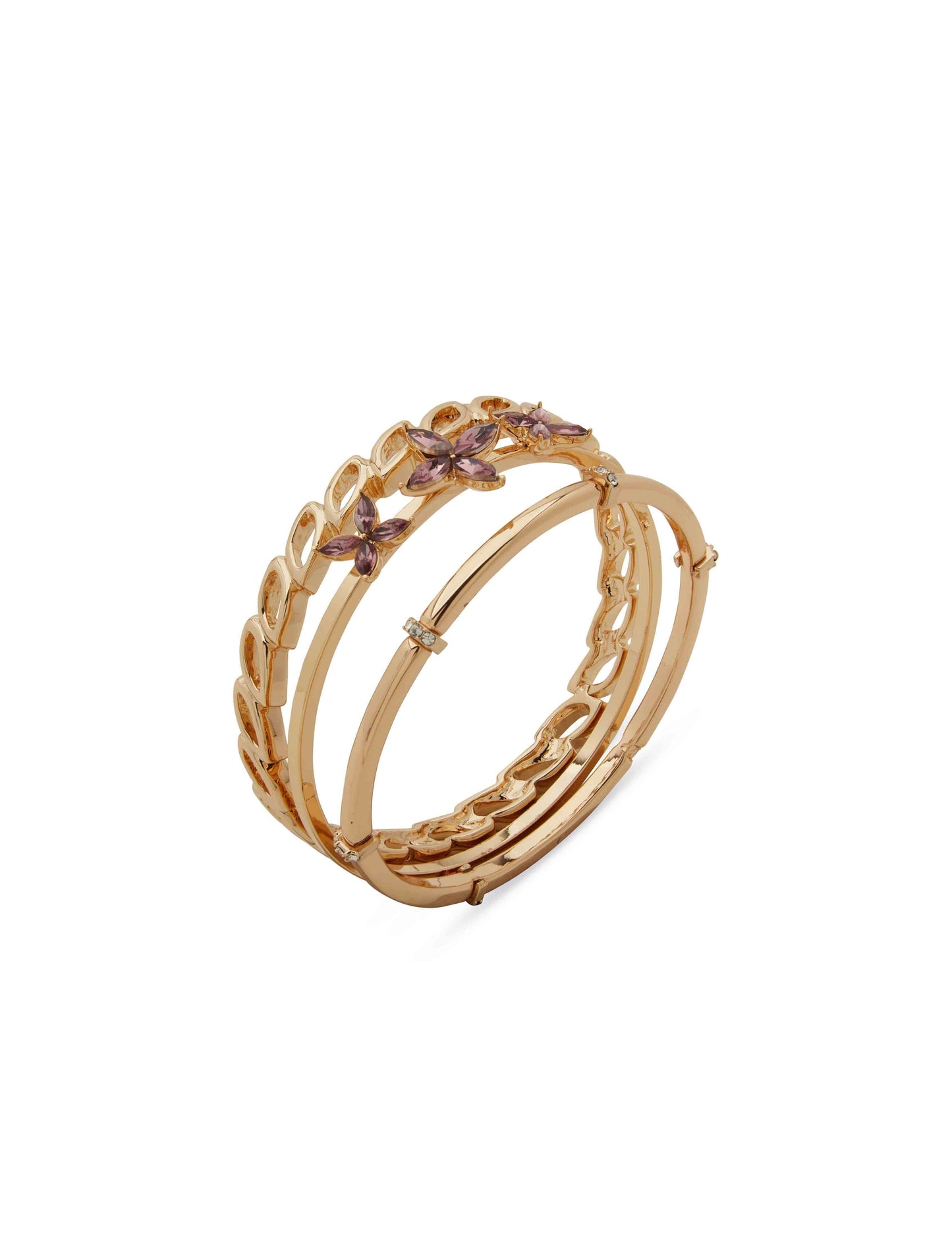 Flower Station 3Pc Bangle Set