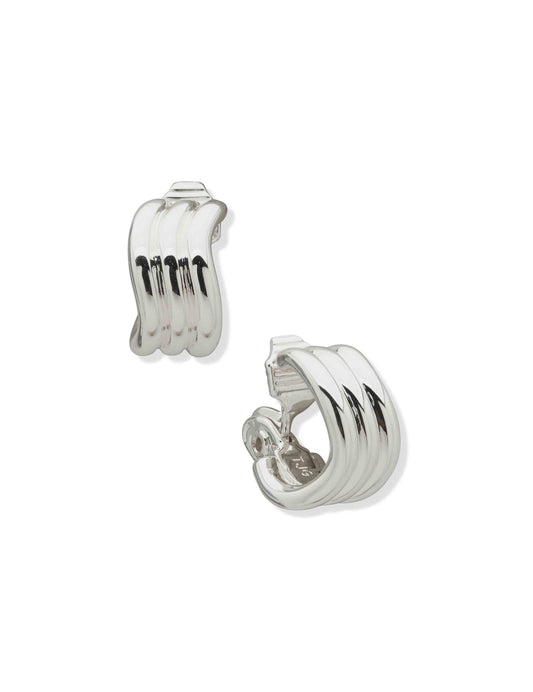16MM Silver Hoop Earring