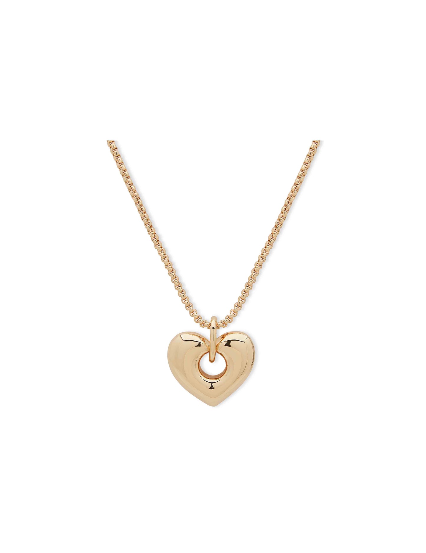 Gold Heart Motif Pendant