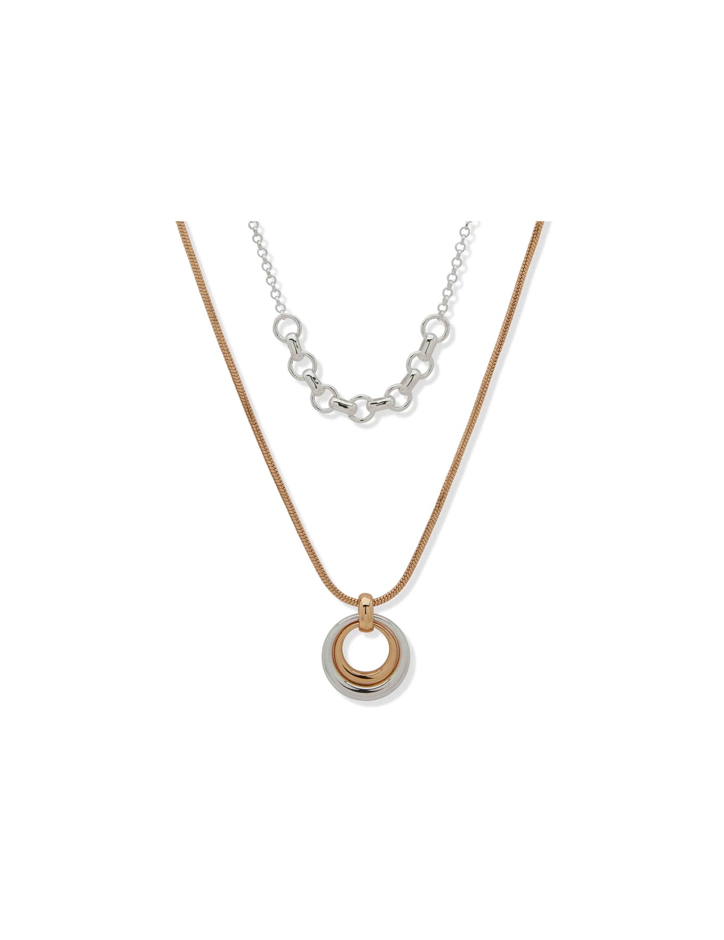 2-In-1 Open Circle Pendant