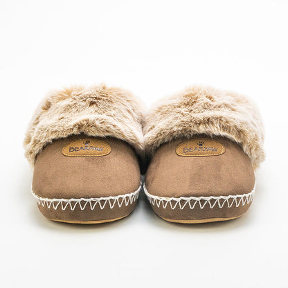 WOMENS SOFT SOLE SLIPPER HICKORY