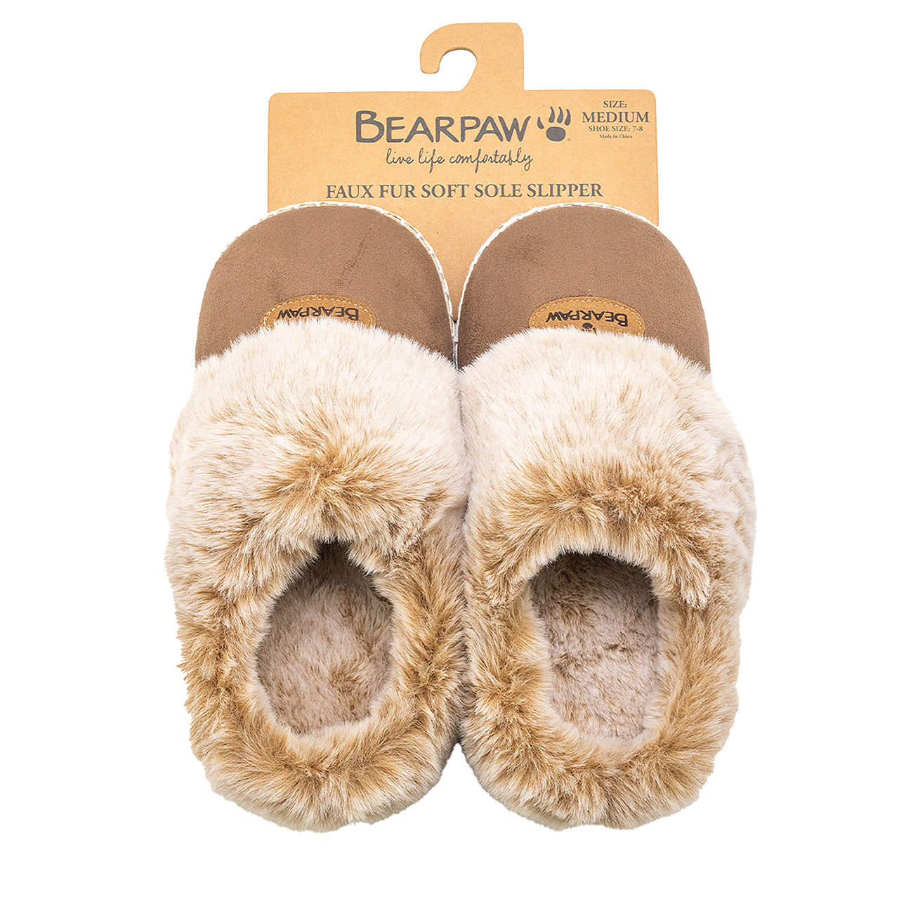 WOMENS SOFT SOLE SLIPPER HICKORY