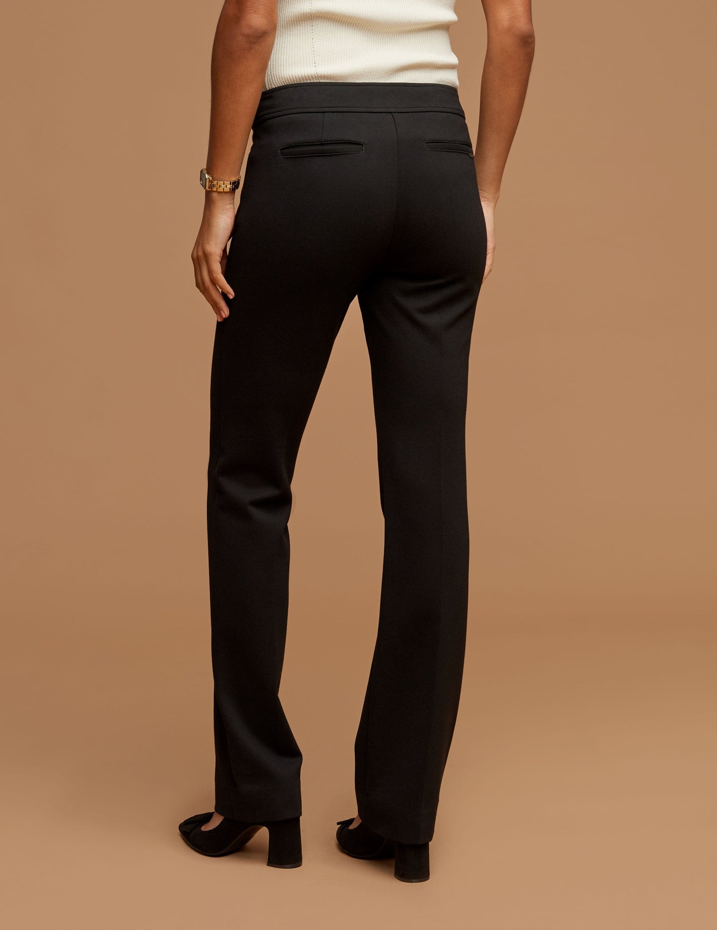 Fly Front Bootleg Pant