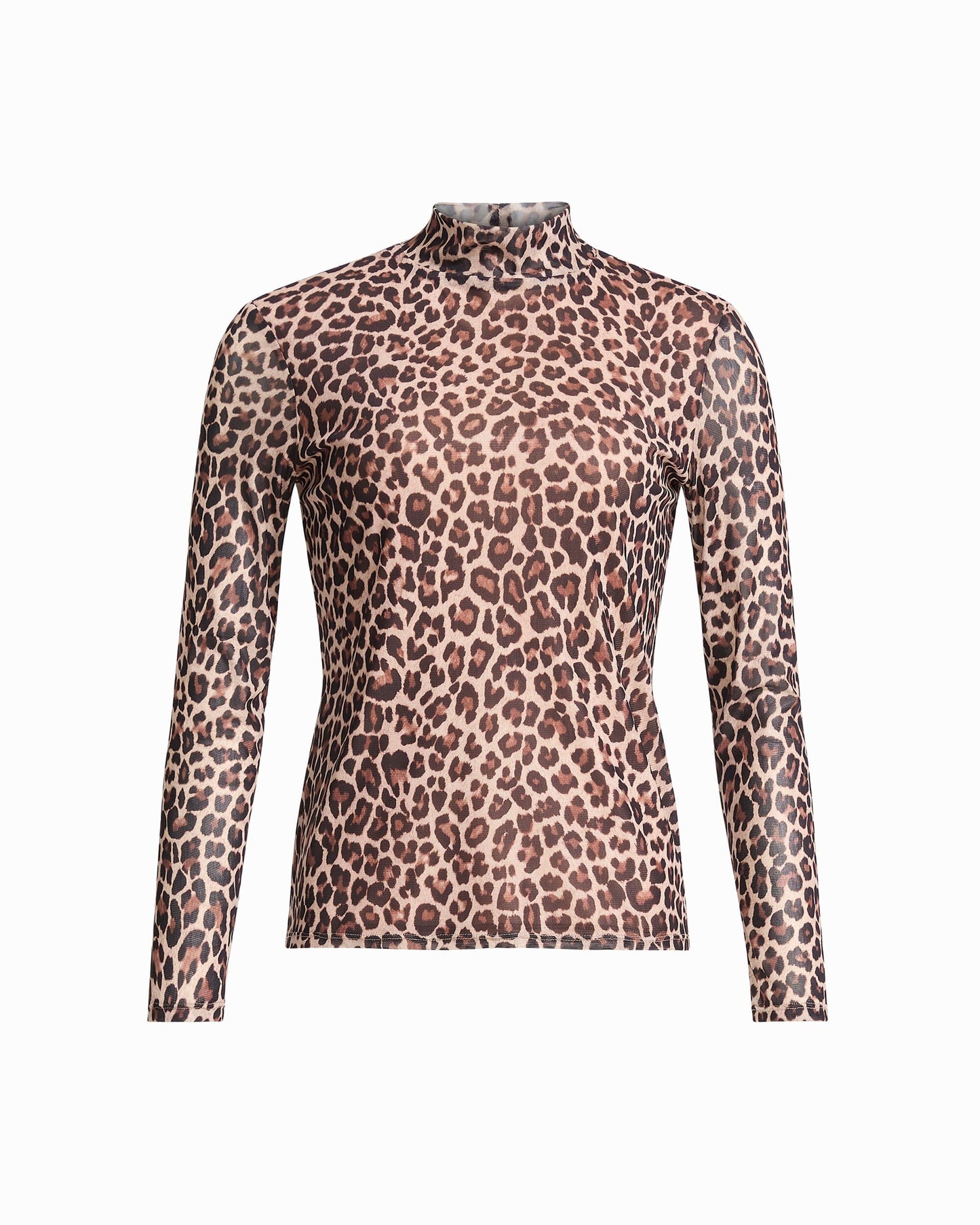 Zip Back Mock Neck Top