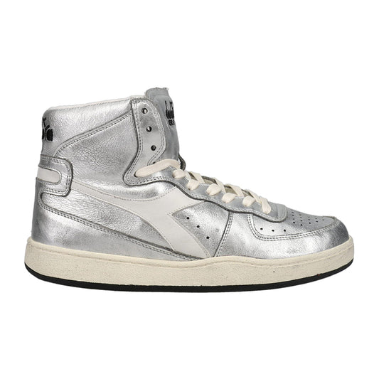 Mi Basket Metallic Used High Top Sneakers
