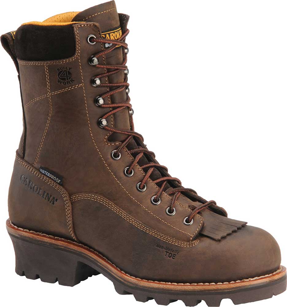 Carolina Men's 8 Inch WP CT Lace-To-Toe Birch Medium Brown – product image