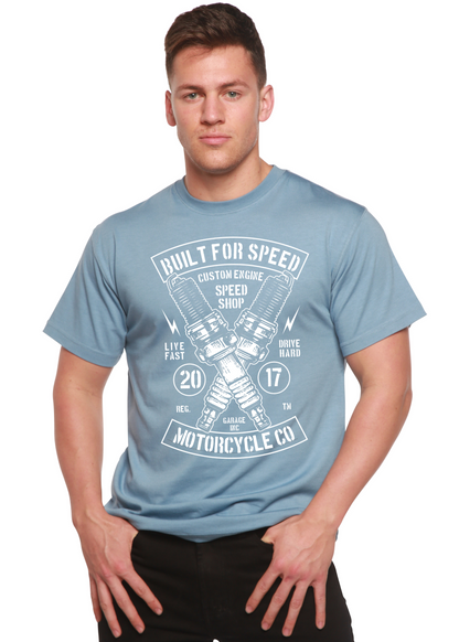 Built For Speed Men's Bamboo Viscose/Organic Cotton Short Sleeve Graphic T-Shirt