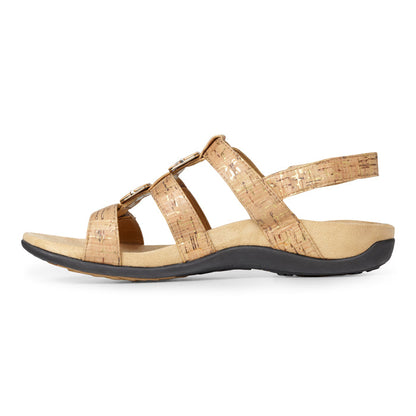 Womens Vionic Amber Adjustable Sandal in Gold Cork — image 4
