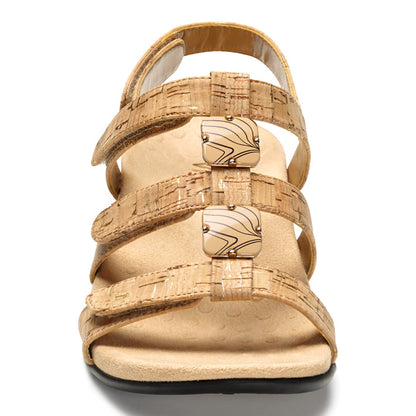 Womens Vionic Amber Adjustable Sandal in Gold Cork — image 6