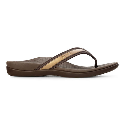 Womens Vionic Tide II Toe Post Sandal in Bronze — image 3