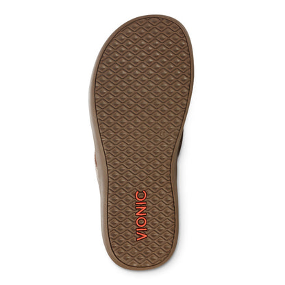 Womens Vionic Tide II Toe Post Sandal in Bronze — image 5