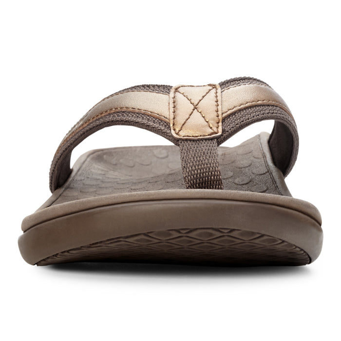 Womens Vionic Tide II Toe Post Sandal in Bronze — image 6