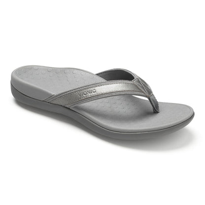 Womens Vionic Tide II Toe Post Sandal in Pewter — image 1