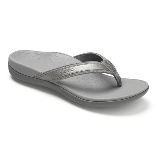 Womens Vionic Tide II Toe Post Sandal in Pewter — image 1