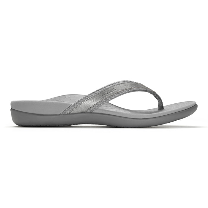 Womens Vionic Tide II Toe Post Sandal in Pewter — image 3