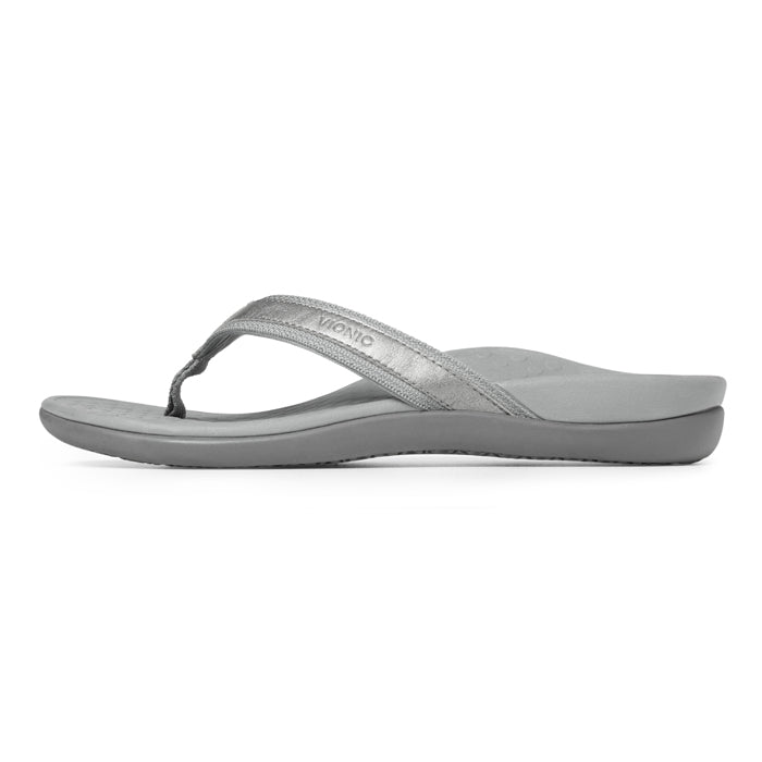 Womens Vionic Tide II Toe Post Sandal in Pewter — image 4