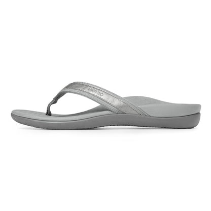 Womens Vionic Tide II Toe Post Sandal in Pewter — image 4
