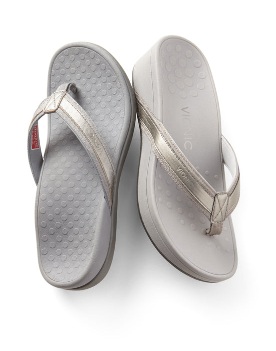 Womens Vionic Tide II Toe Post Sandal in Pewter — image 7