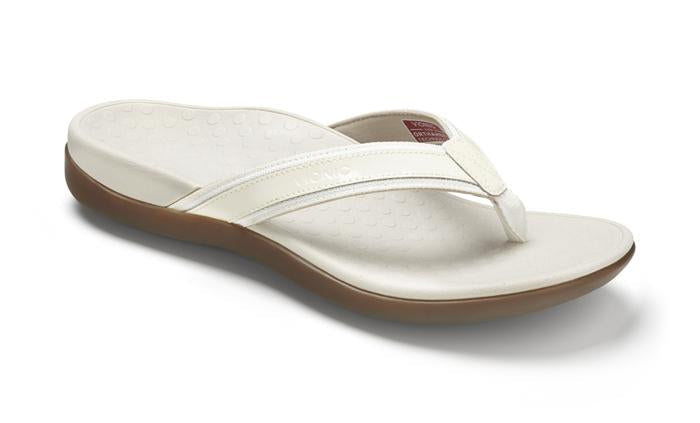Womens Vionic Tide II Toe Post Sandal in White — image 1