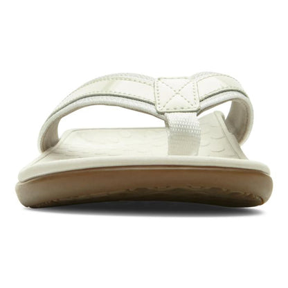 Womens Vionic Tide II Toe Post Sandal in White — image 5