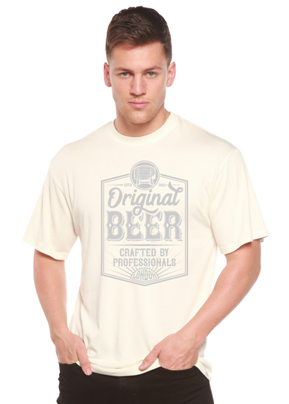 Original Beer Men's Bamboo Viscose/Organic Cotton Short Sleeve Graphic T-Shirt