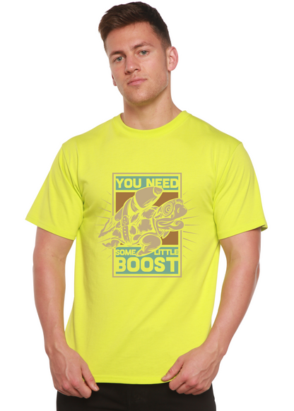 You Need Boost Men's Bamboo Viscose/Organic Cotton Short Sleeve Graphic T-Shirt