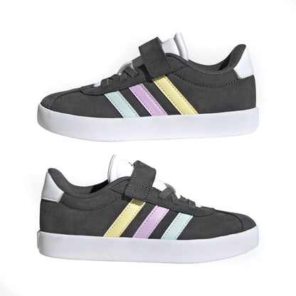 adidas VL Court 3.0 EL C Sneaker - Grey Six/ Halo Mint/Bliss Lilac