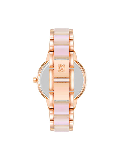 Marbleized Acetate Bracelet Watch