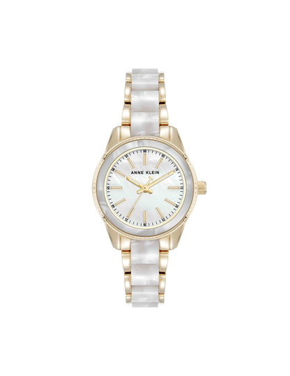 Pearlescent Acetate Link Bracelet Watch