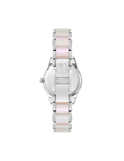 Pearlescent Resin Link Bracelet Watch