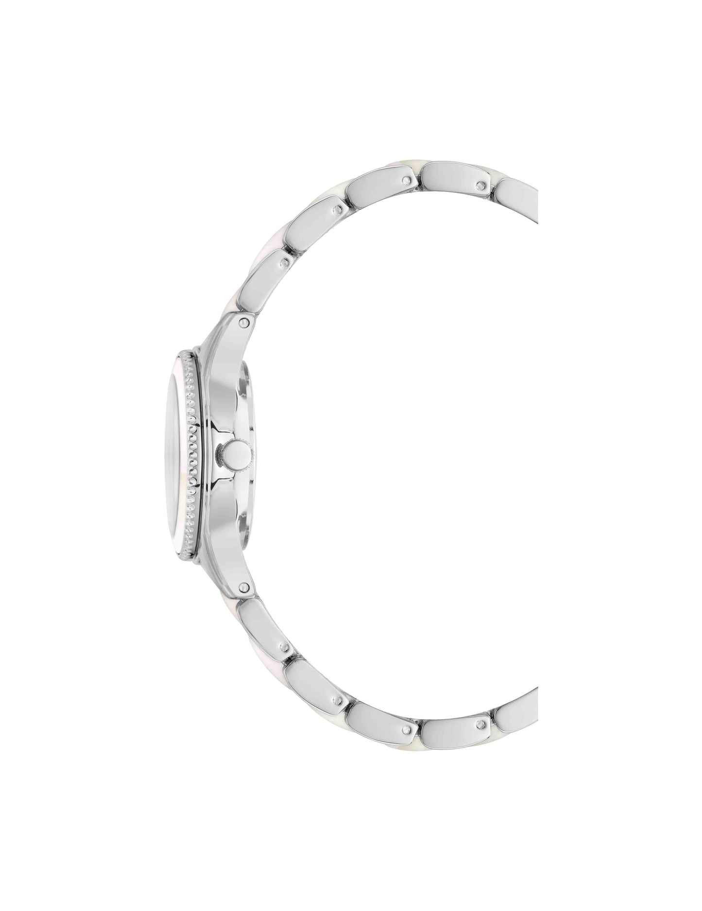 Pearlescent Resin Link Bracelet Watch