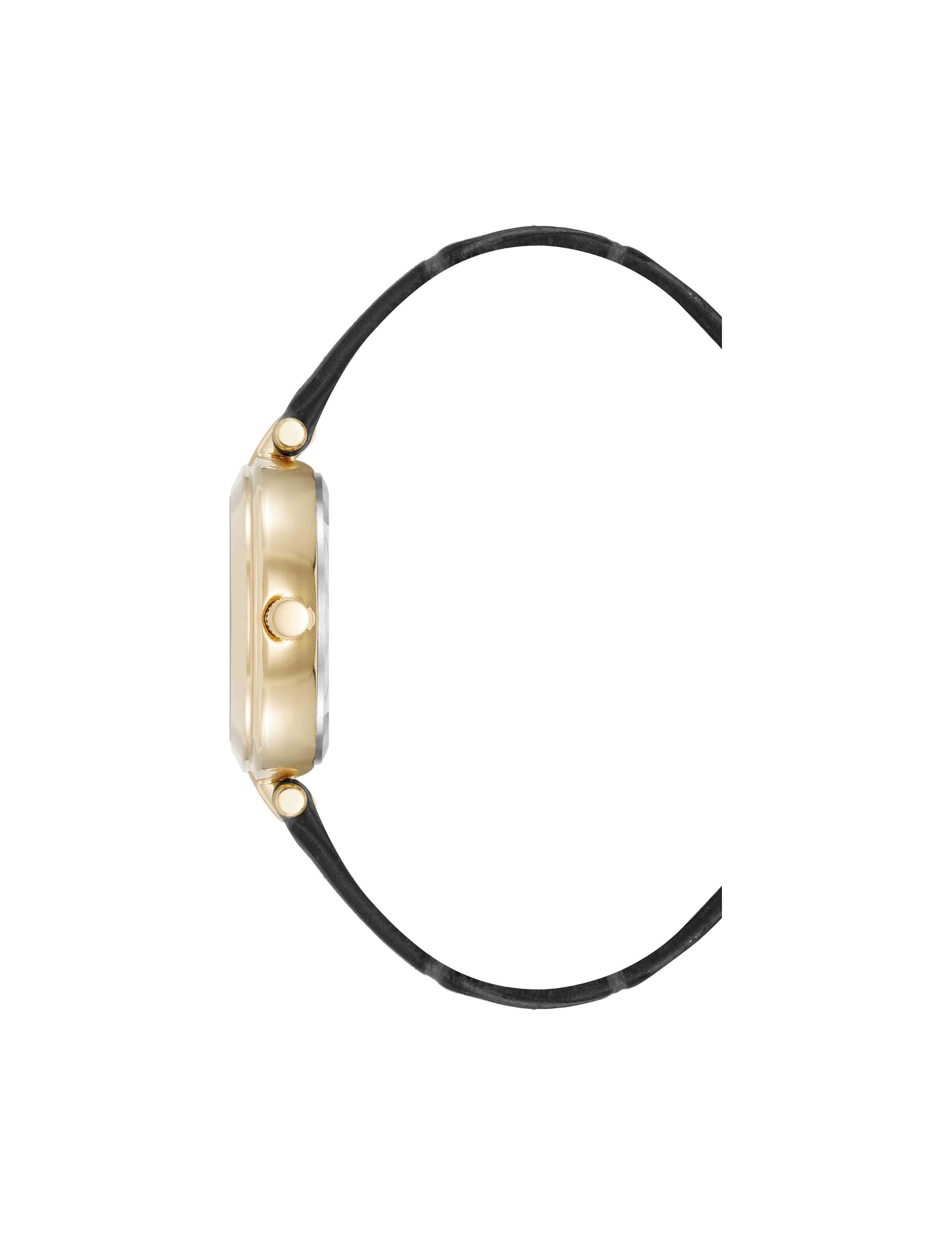 Consider It Round Leather Band Watch