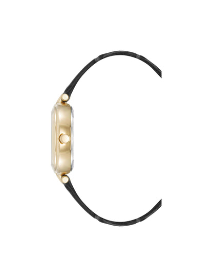 Consider It Round Leather Band Watch