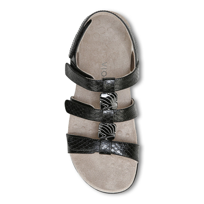 Women's Vionic Amber Adjustable Sandal in Black — image 2