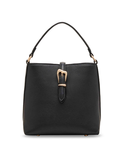 Sculpted Buckle Bucket Bag