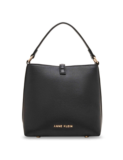 Sculpted Buckle Bucket Bag