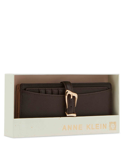 2 Piece Sculpted Buckle Wallet Gift Set