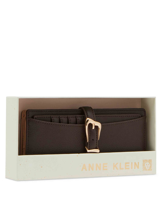 2 Piece Sculpted Buckle Wallet Gift Set