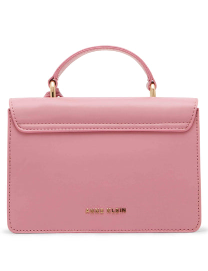 Small Top Handle With Mirror And Detachable Strap