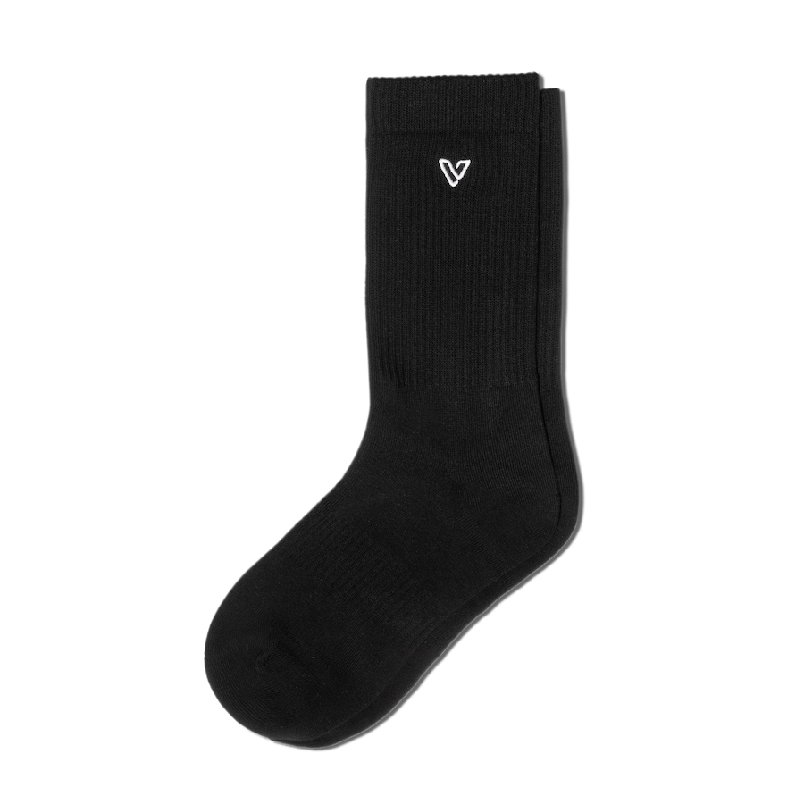 Lifestyle Crew Socks - Black