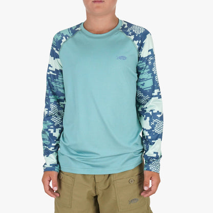 Youth Tactical Camo LS Performance Shirt